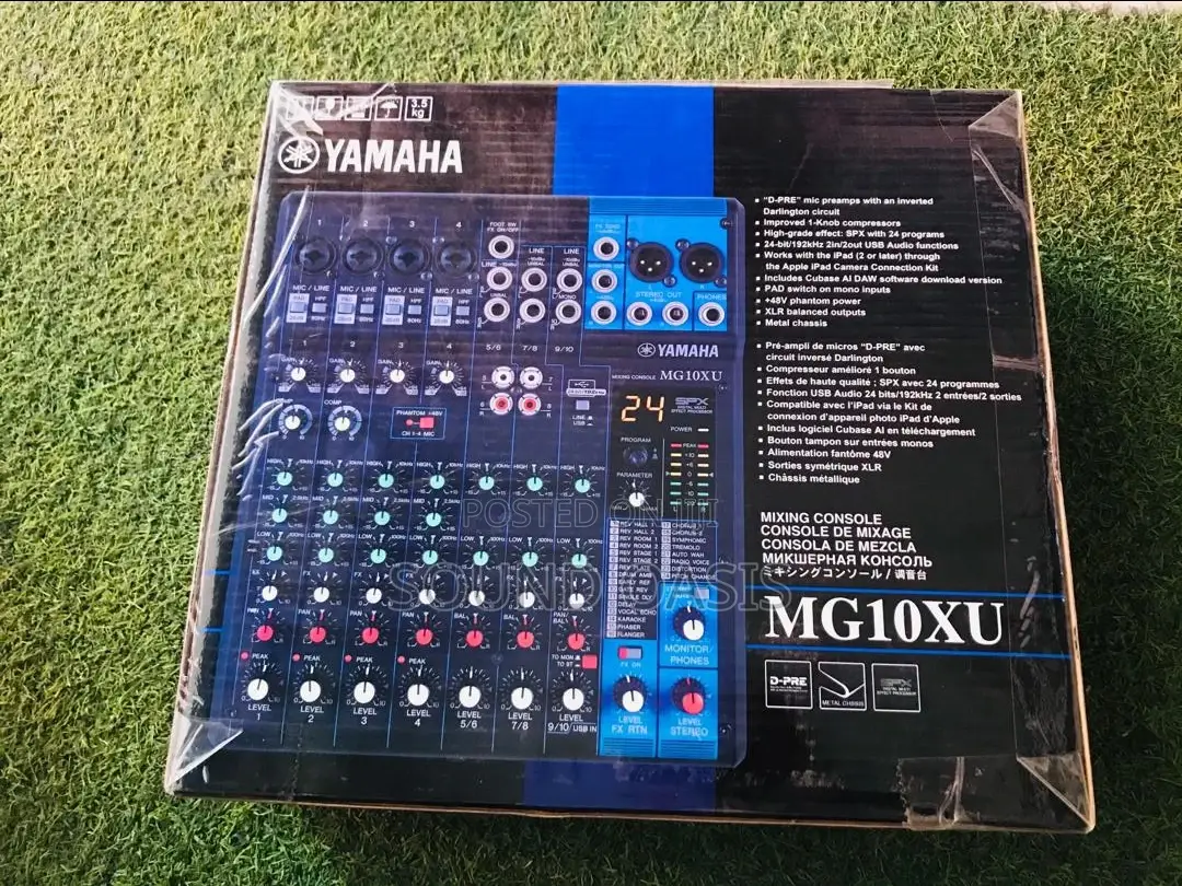 Yamaha MG10XU 10-Channel Analog Mixer With Effects and USB