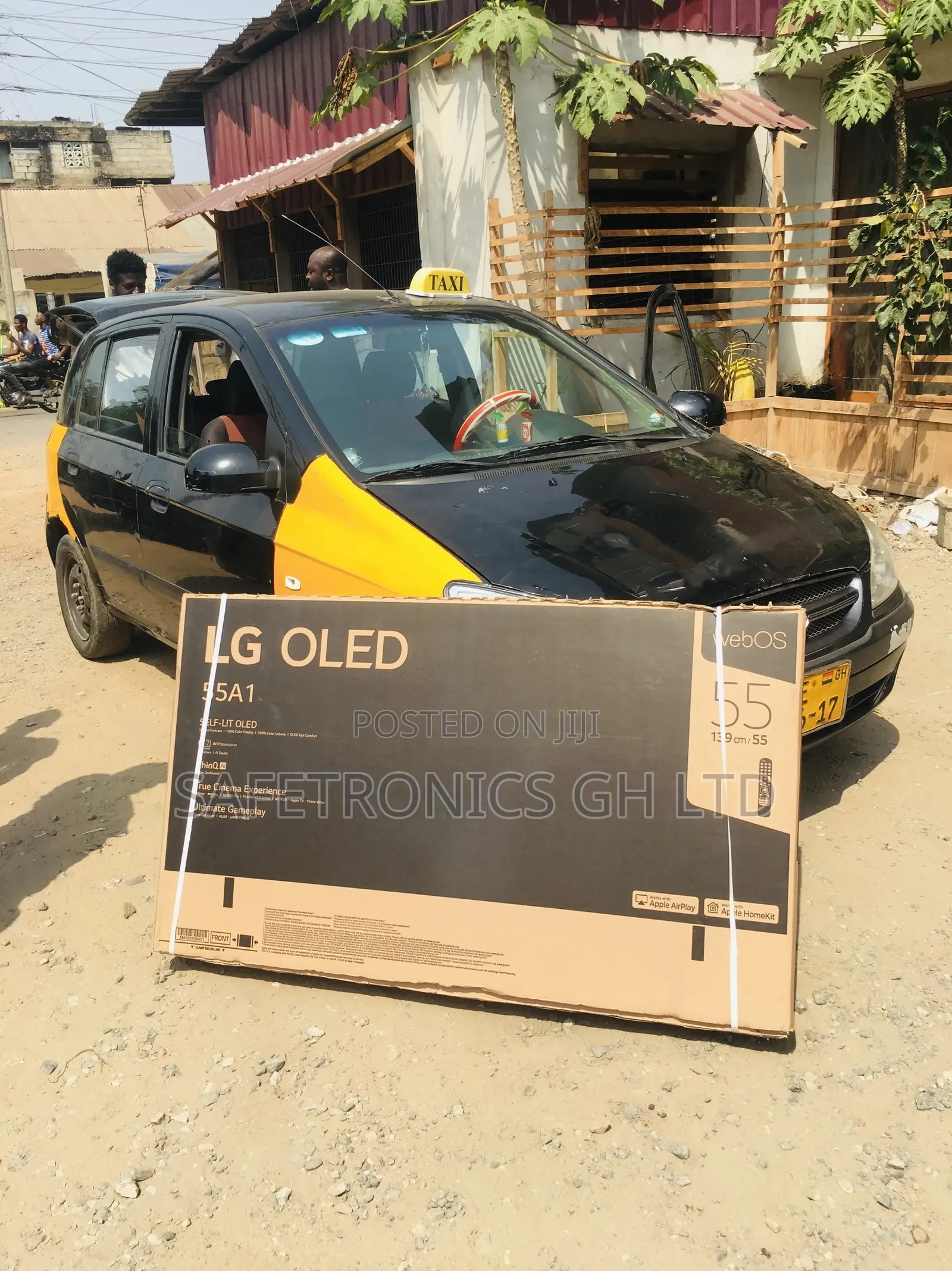 OLED A1PVA 55 Inch Glossy UHD Smart Black LG Electric Tv