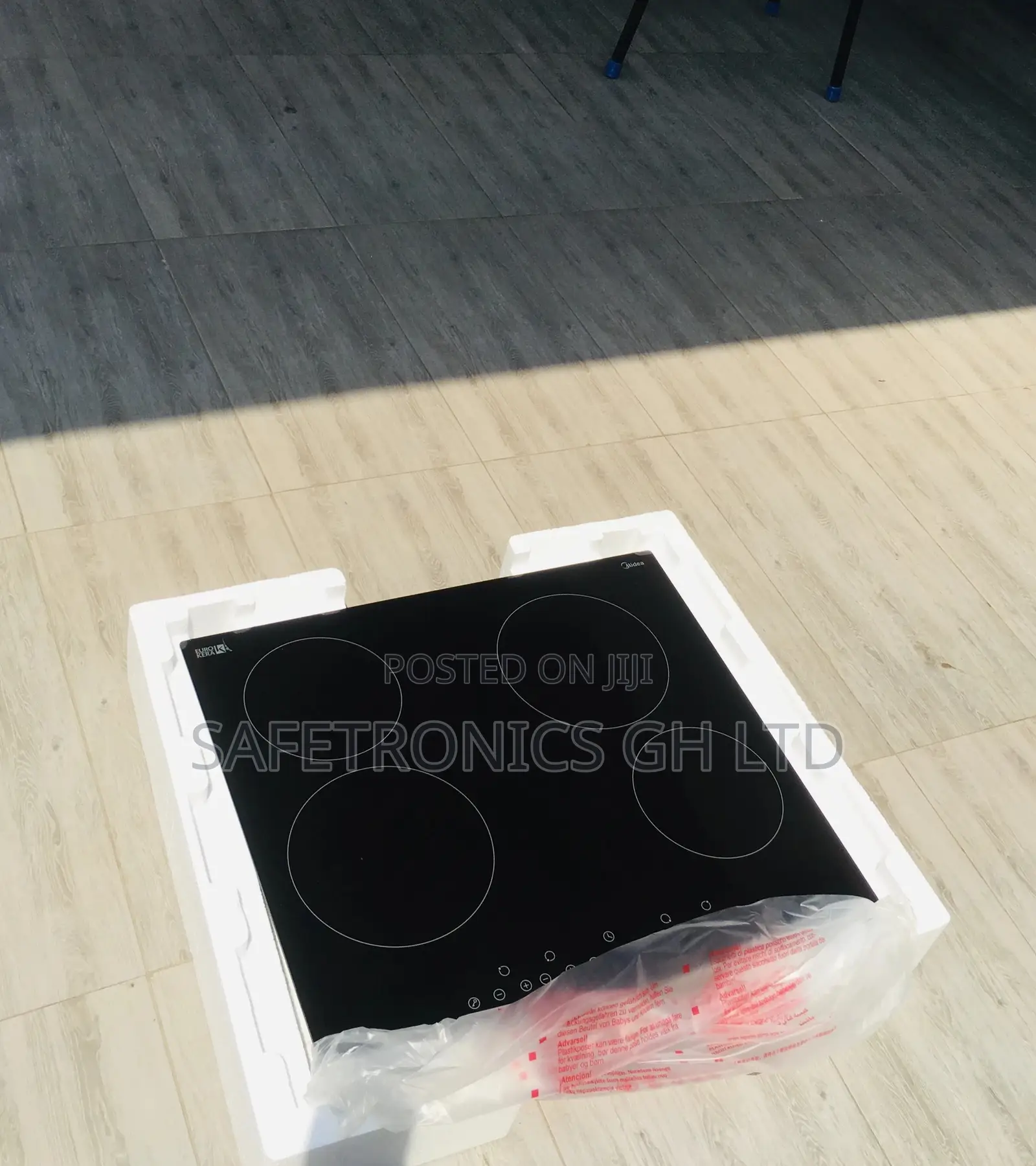 Best Electric Midea Glass Black 4 Hobs MC-HF605 Cooker
