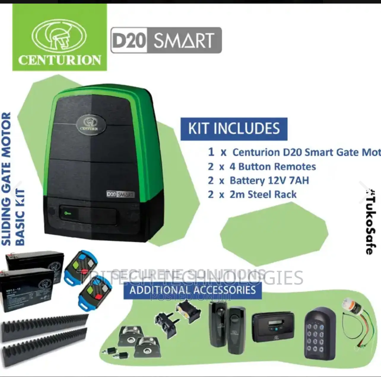 Centurion D20 Smart Sliding Gate Moto for Heavy Gates