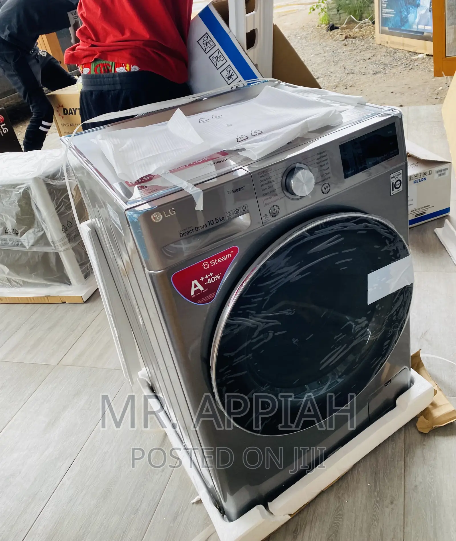 Long Lasting LG Electric Washing Machine(F0L9DGP2S).