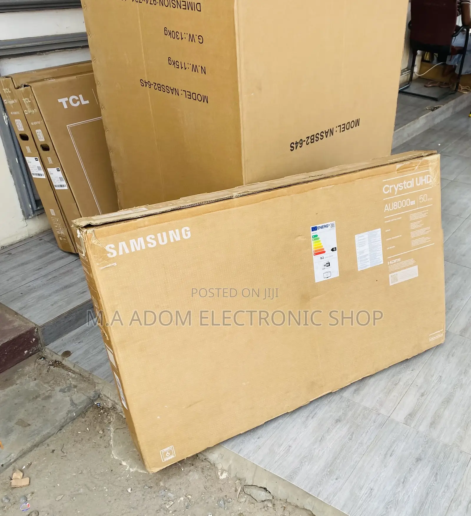 Sealed in Box Samsung 50AU8000 50 Inch Crystal Uhd Smart Tv.