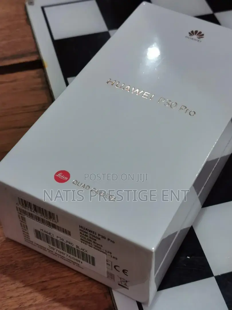 New Huawei P30 Pro HW-02L 128 GB Black