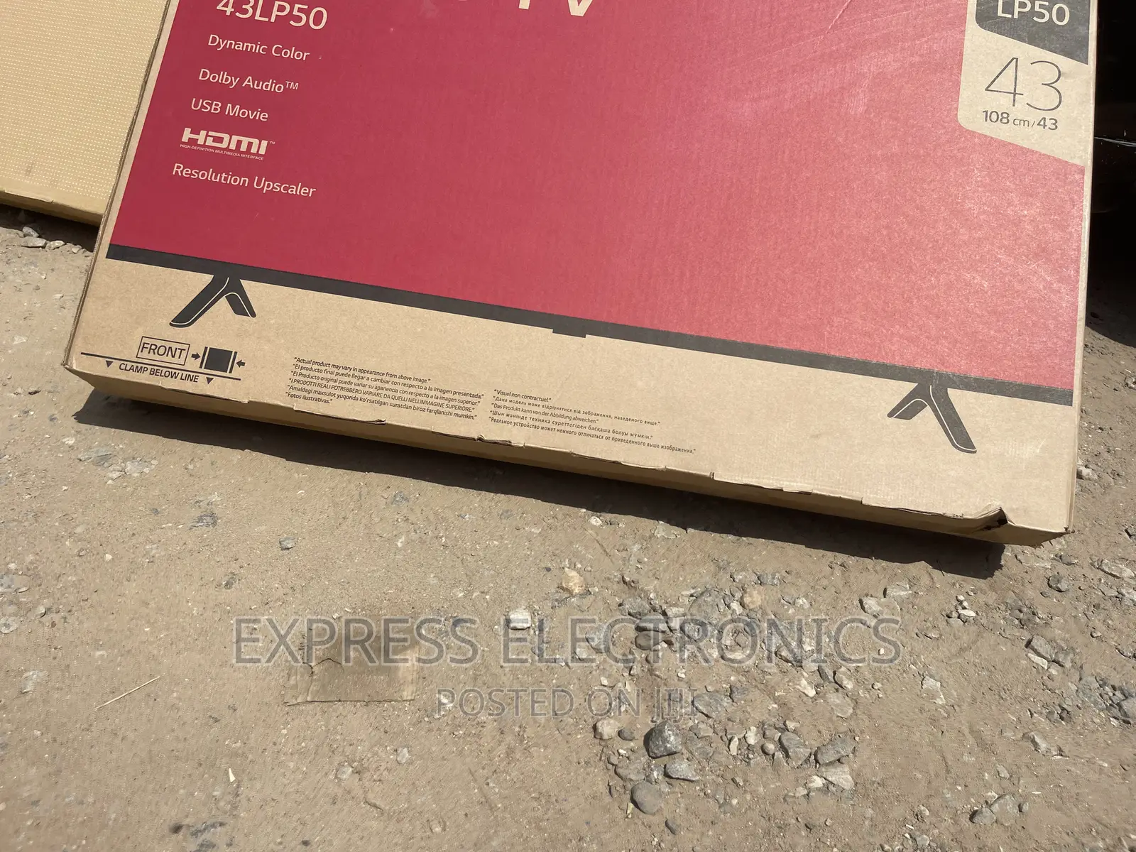 Adaptive Sound FHD Satellite LG 43”LP5000