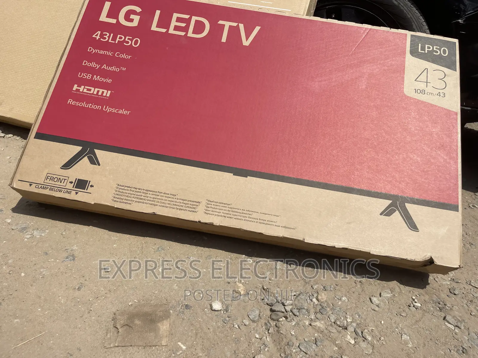 Adaptive Sound FHD Satellite LG 43”LP5000
