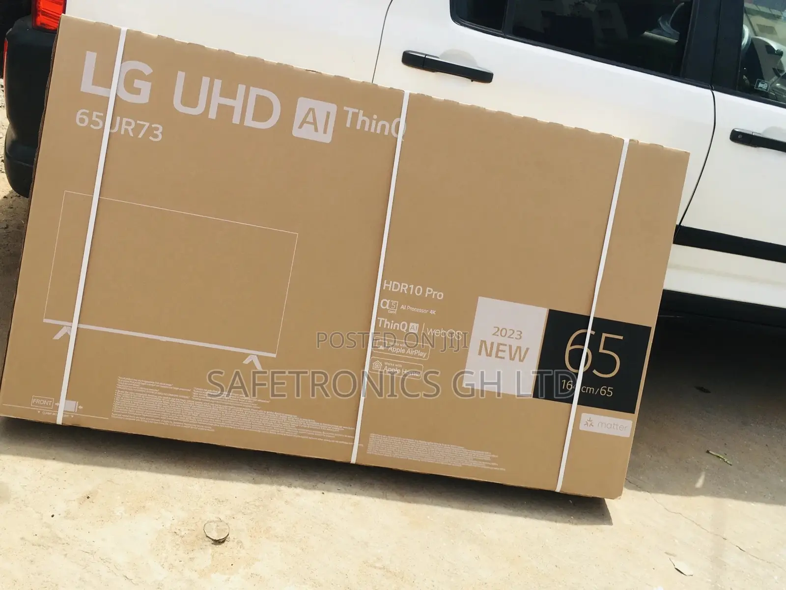 65 Inch Glossy Led Lg Ur73 Smart Samsung Electric Black