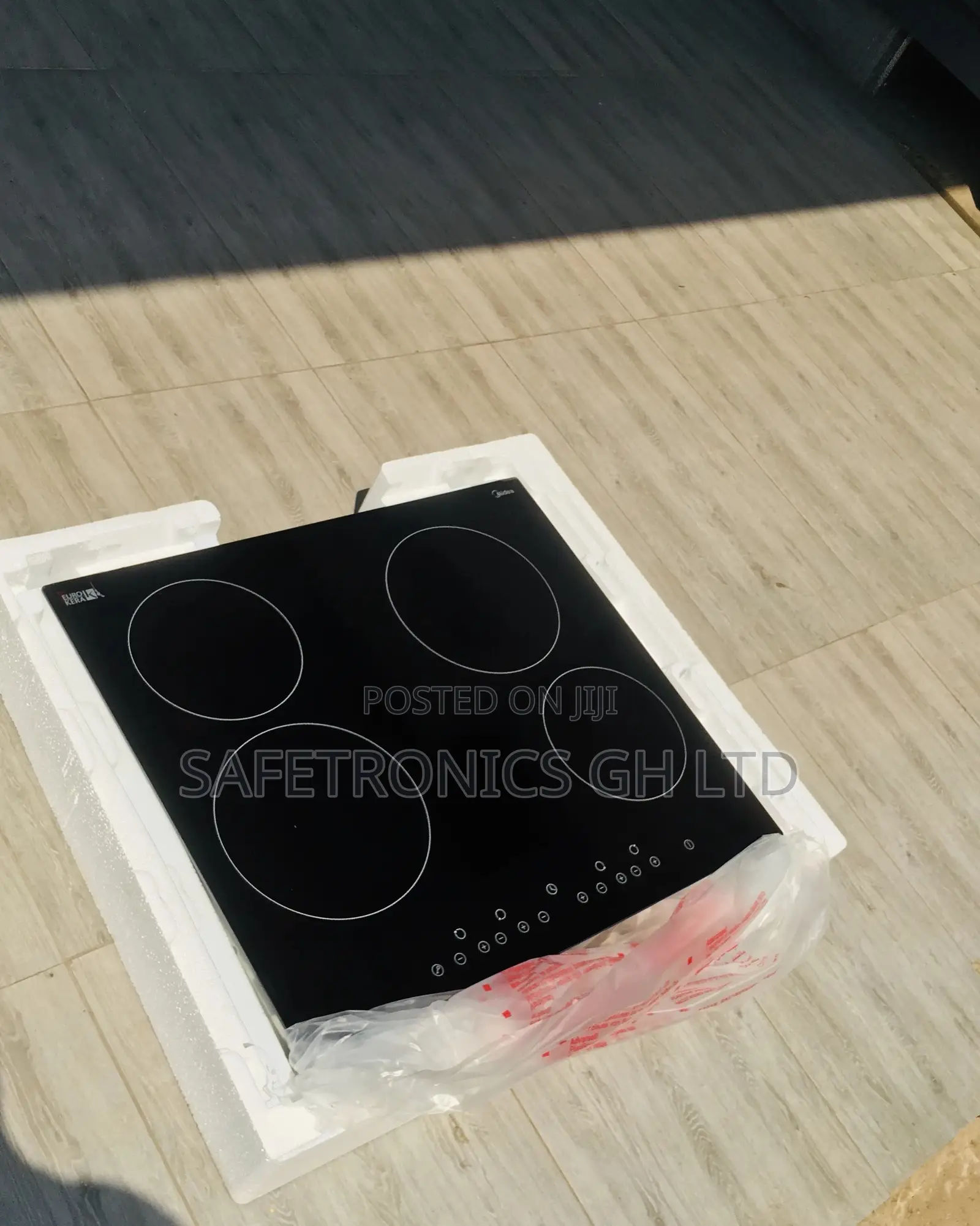Available Midea 4 Hobs Cooker MC-HF605 Black Glass Electric