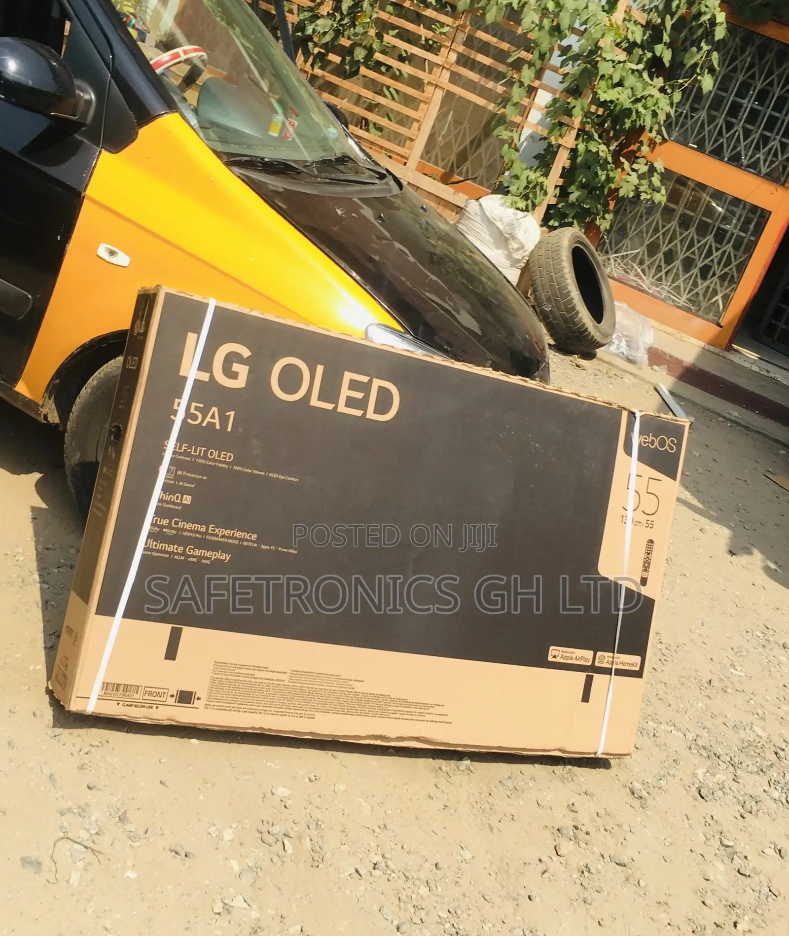Electric Black Smart LG UHD OLED 55 Inches A1PVA Glossy