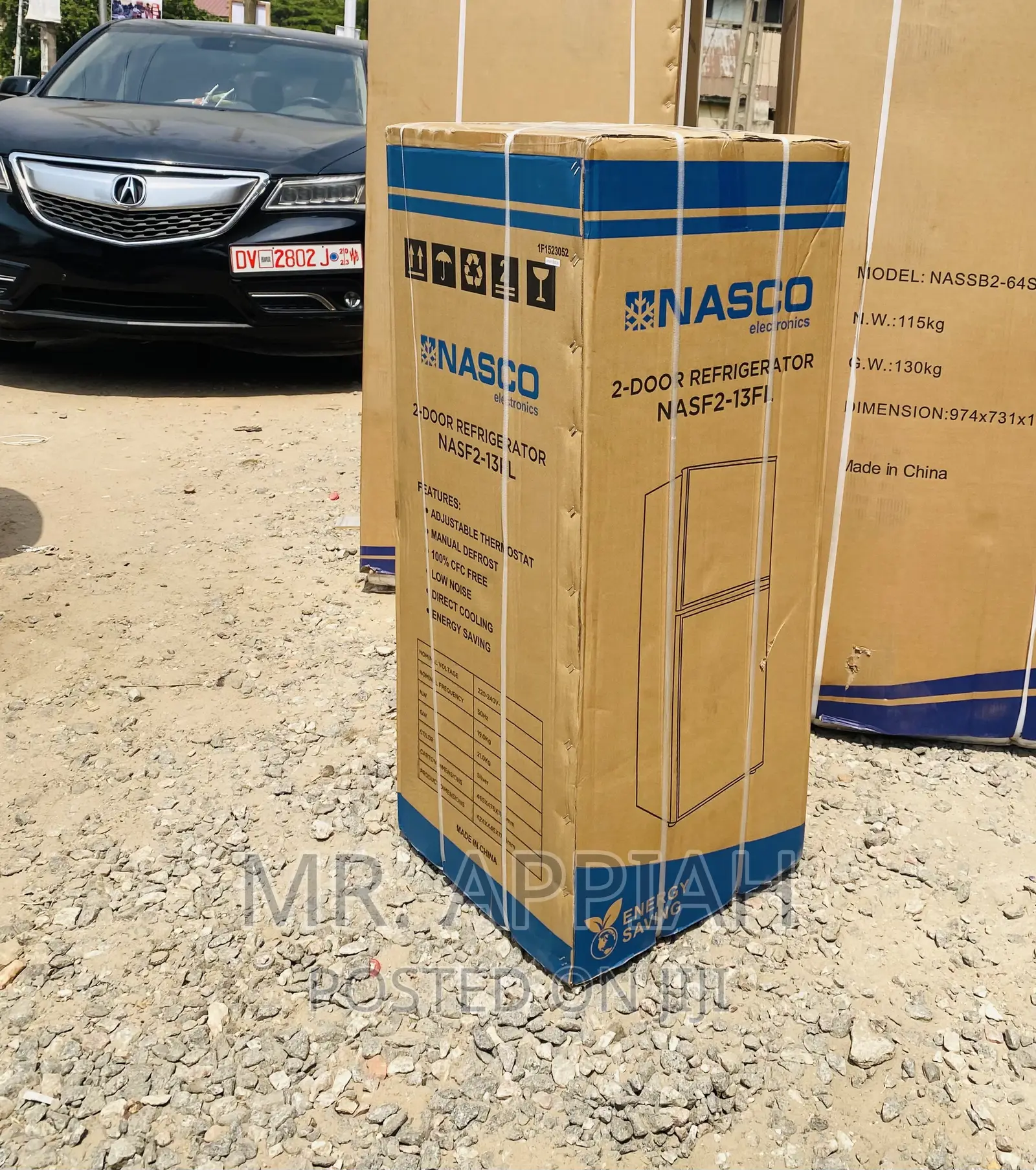 Extremely Chilling Nasco Nasd2-13fl 2 Door Fridge(Gray).