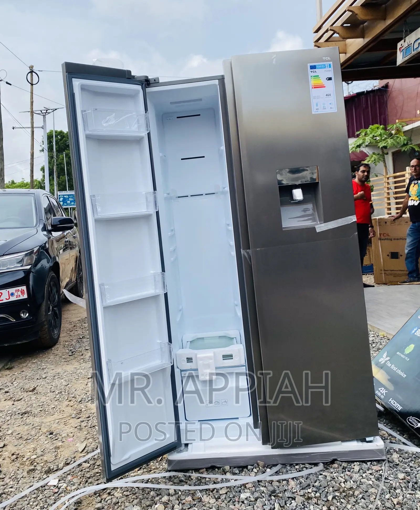 Quality TCL Side by Side Electric Fridge(P520SBN).