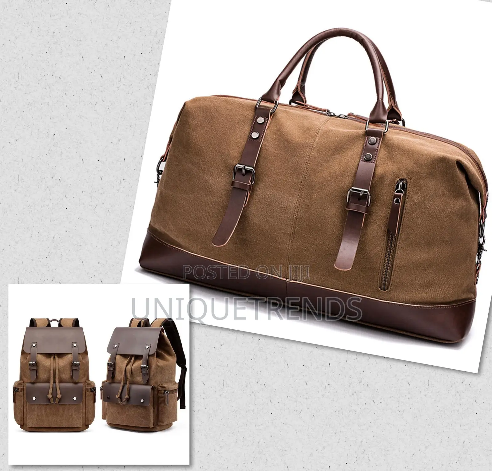 Duffle Bag and Backpack Set