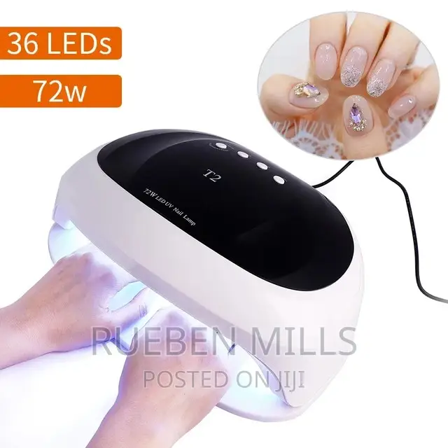 White and Black Sun T2 Two Hands Gel Polish Nails Dryer