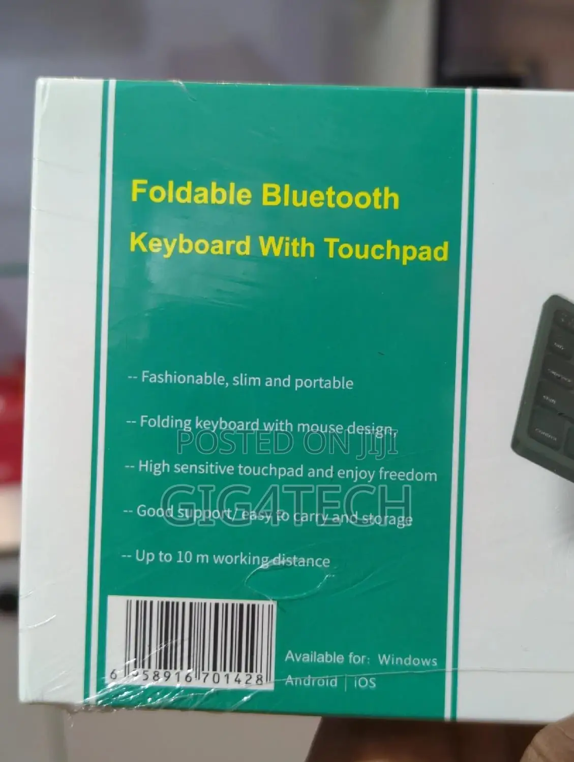 B033 Foldable Bluetooth Keyboard With Touchpad