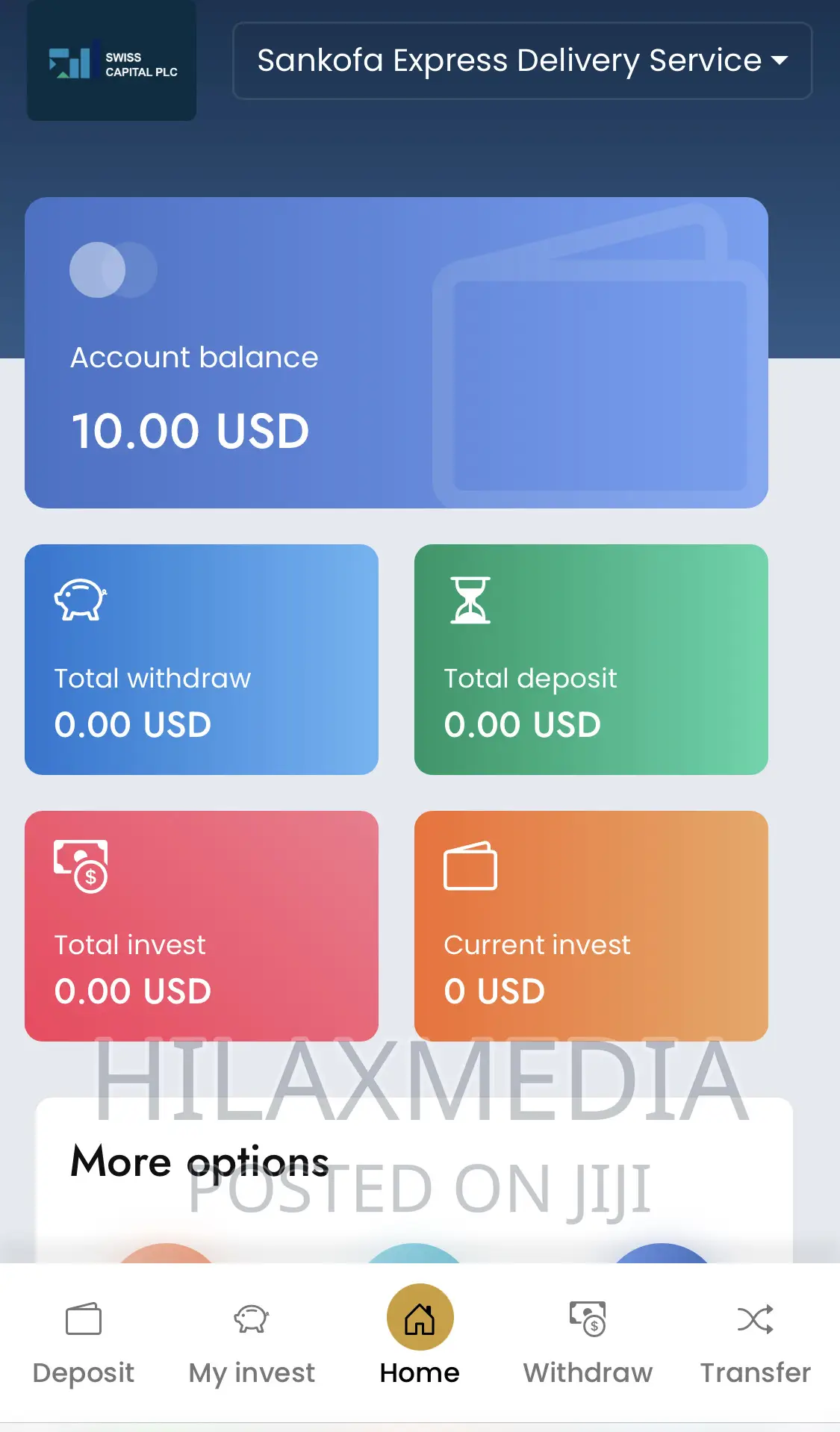 Online Banking Investment Website | Website Design