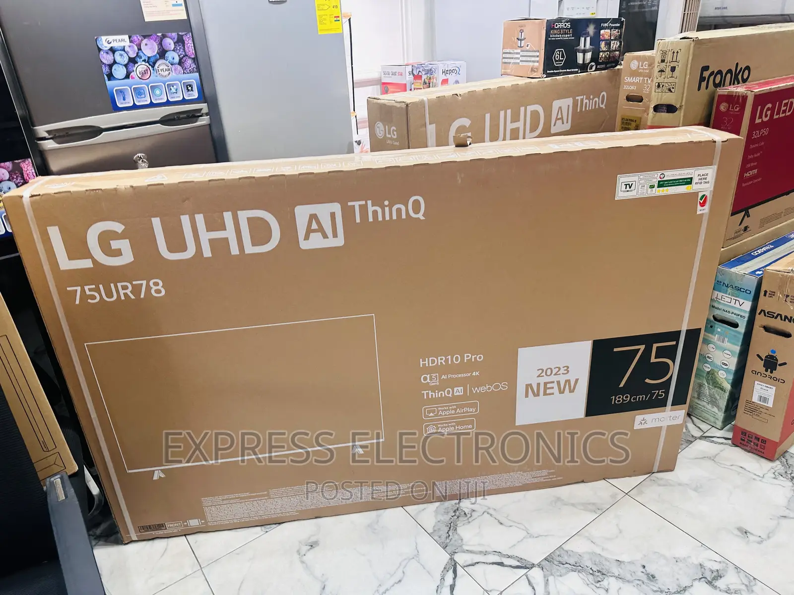 Sharpe Uhd Smart Lg 75”Ur78 Tv Glossy Screen