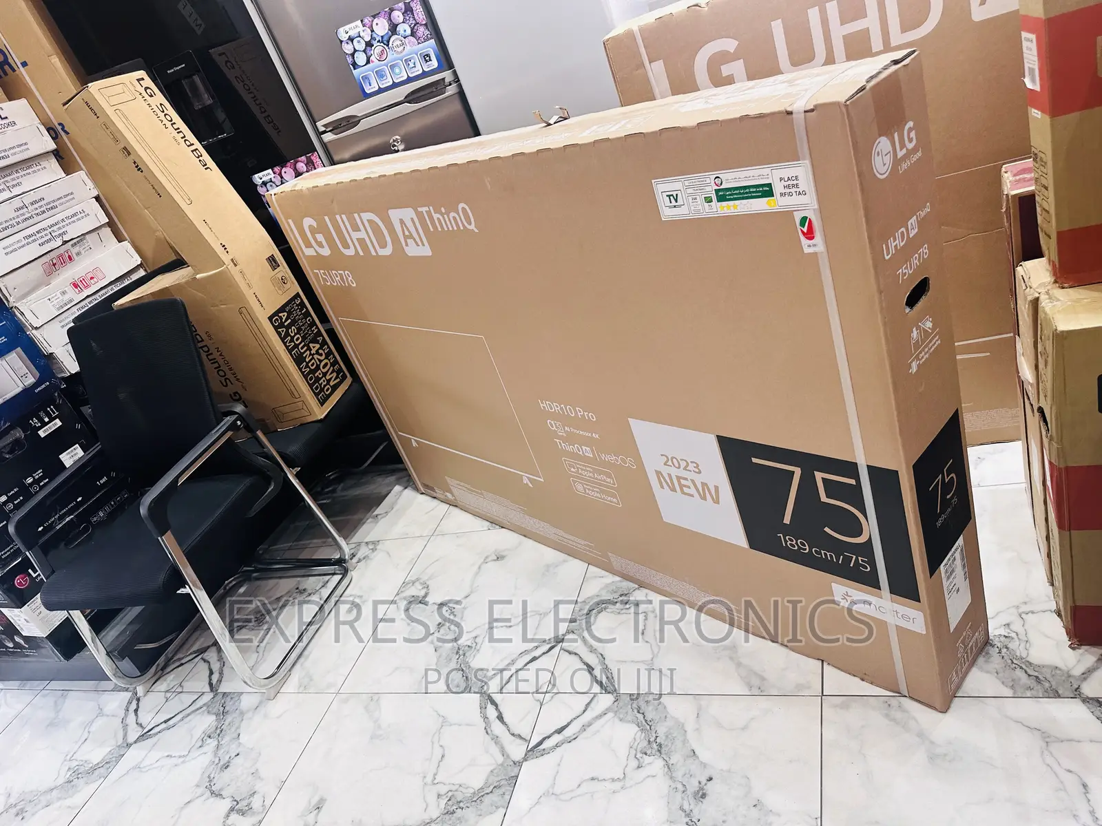 Glossy Sleek Alg Uhd Smart 75ur78 Tv