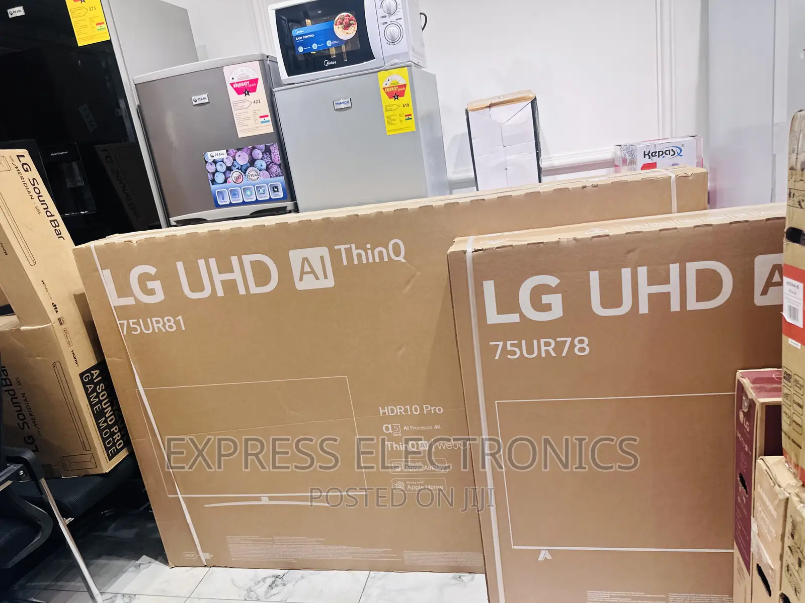 UHD Smart Glossy Screen LG 75”UR78 Tv 