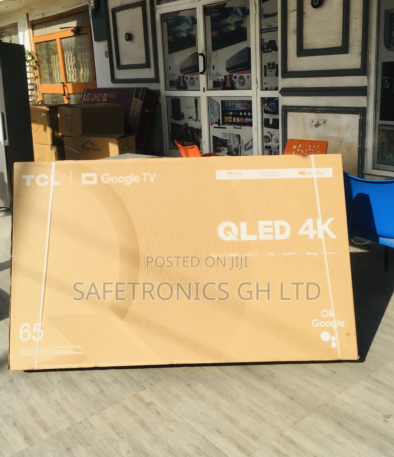 65 Inches Glossy Qled Electric Black TCL C635 Smart Tv