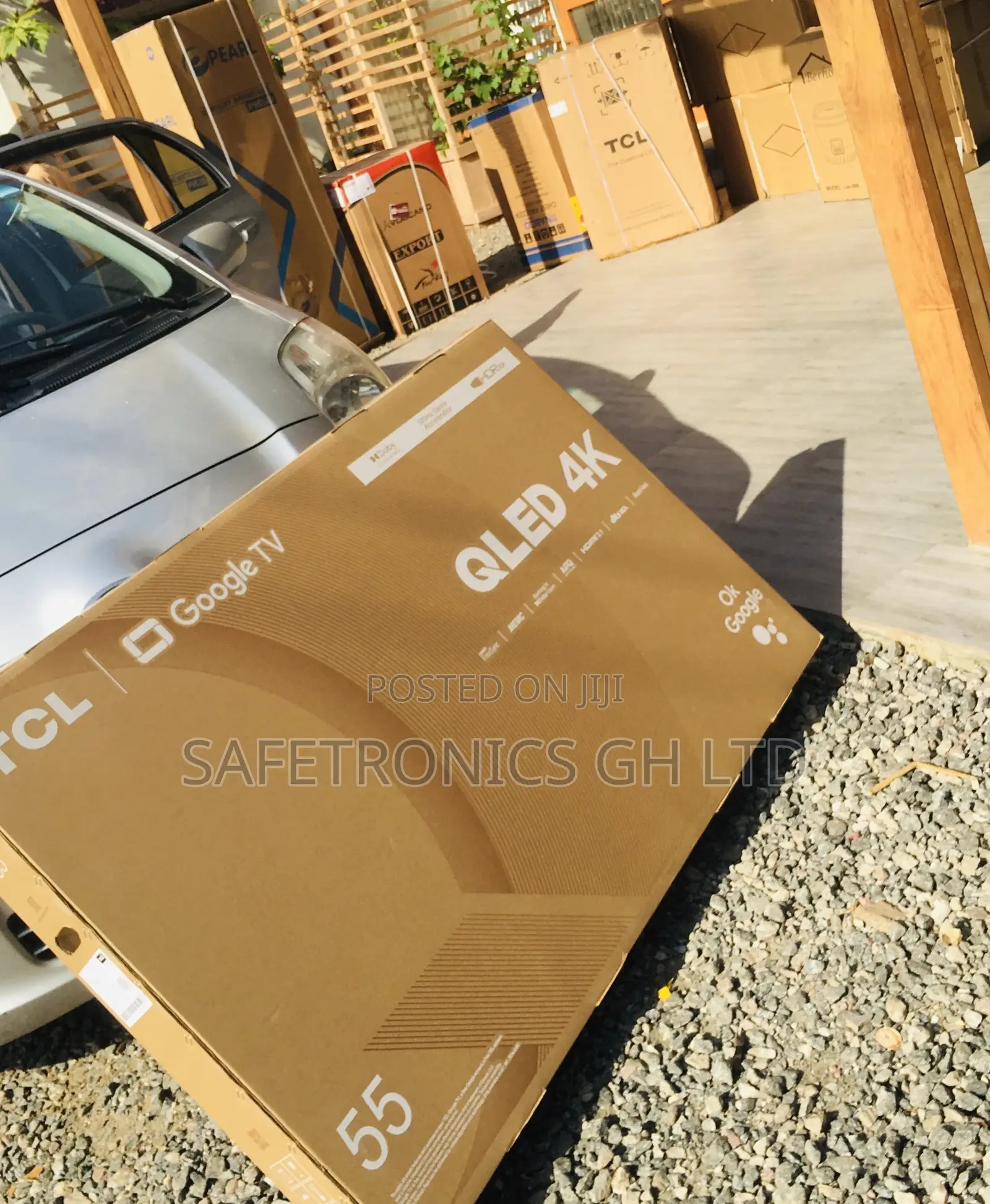Glossy TCL Qled C645 Electric Smart Black 55 Inches Tv