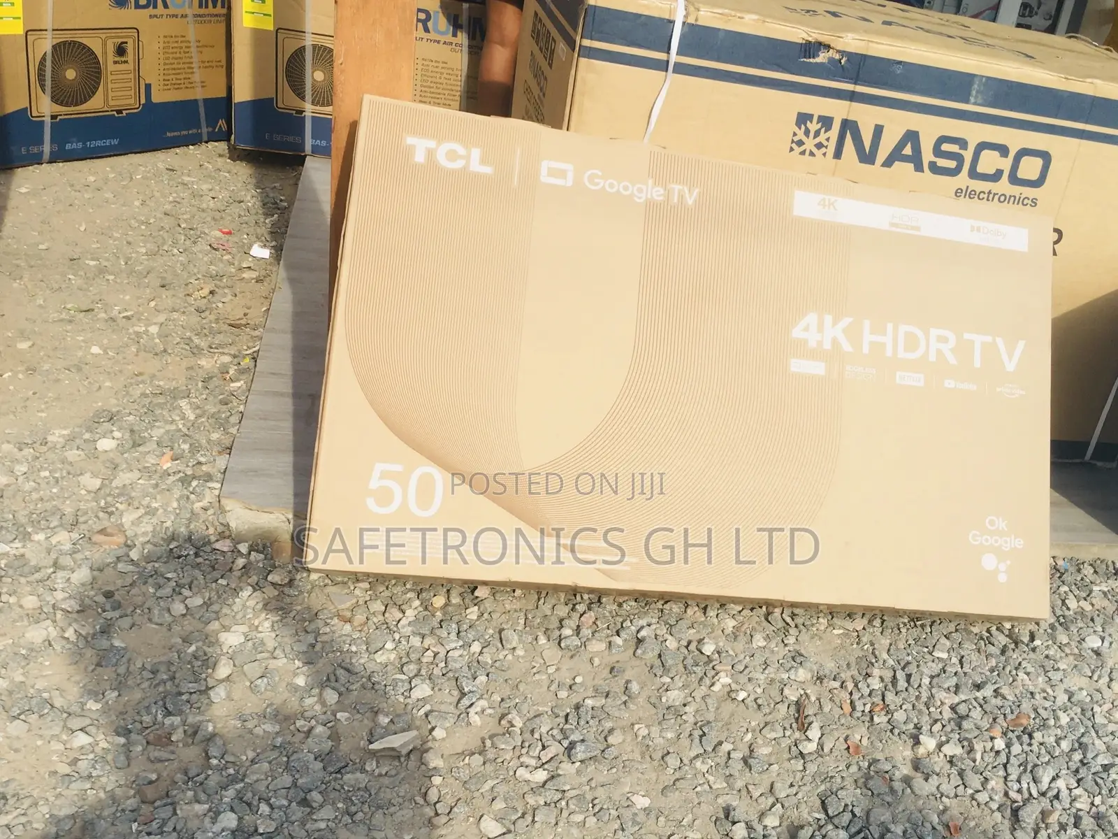 Electric Glossy LED Smart 50 Inches P635 Black TCL Tv