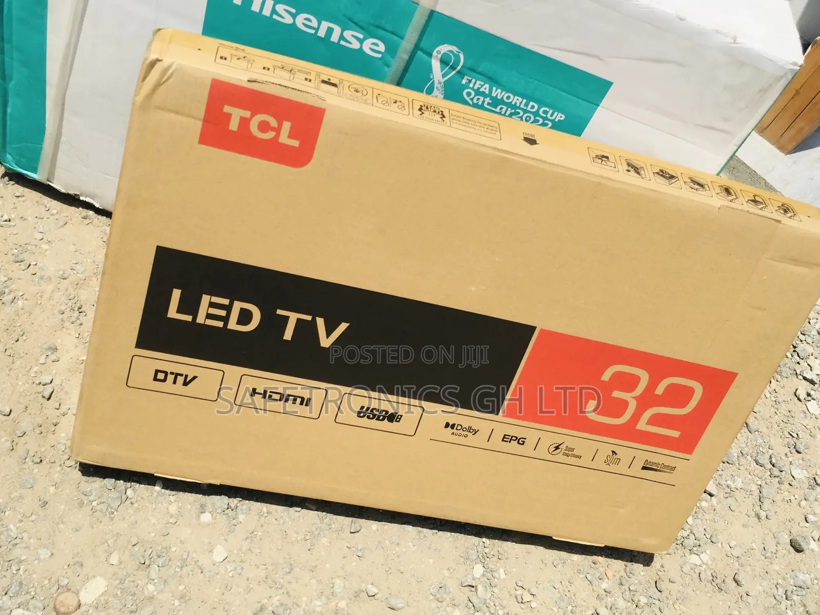Glossy LED TCL HDR Black Electric 32 Inches S5400 Tv