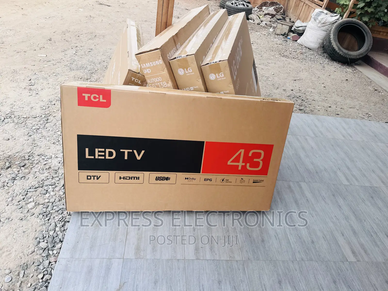 Satellite Digital TCL 43”D3200 Tv Glossy Tv Screen 