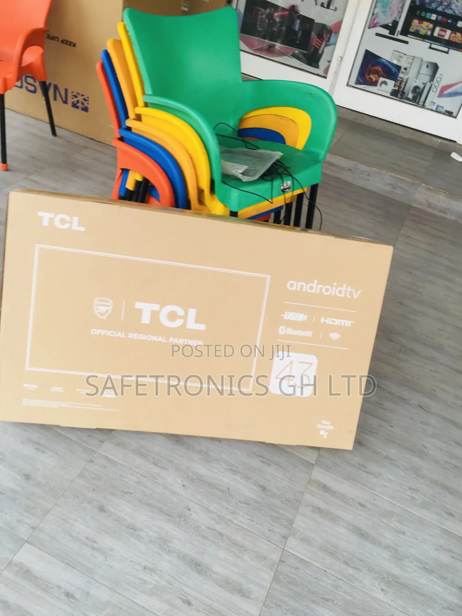 TCL S5400A Black Electric 43 Inches Glossy LED Smart Tv