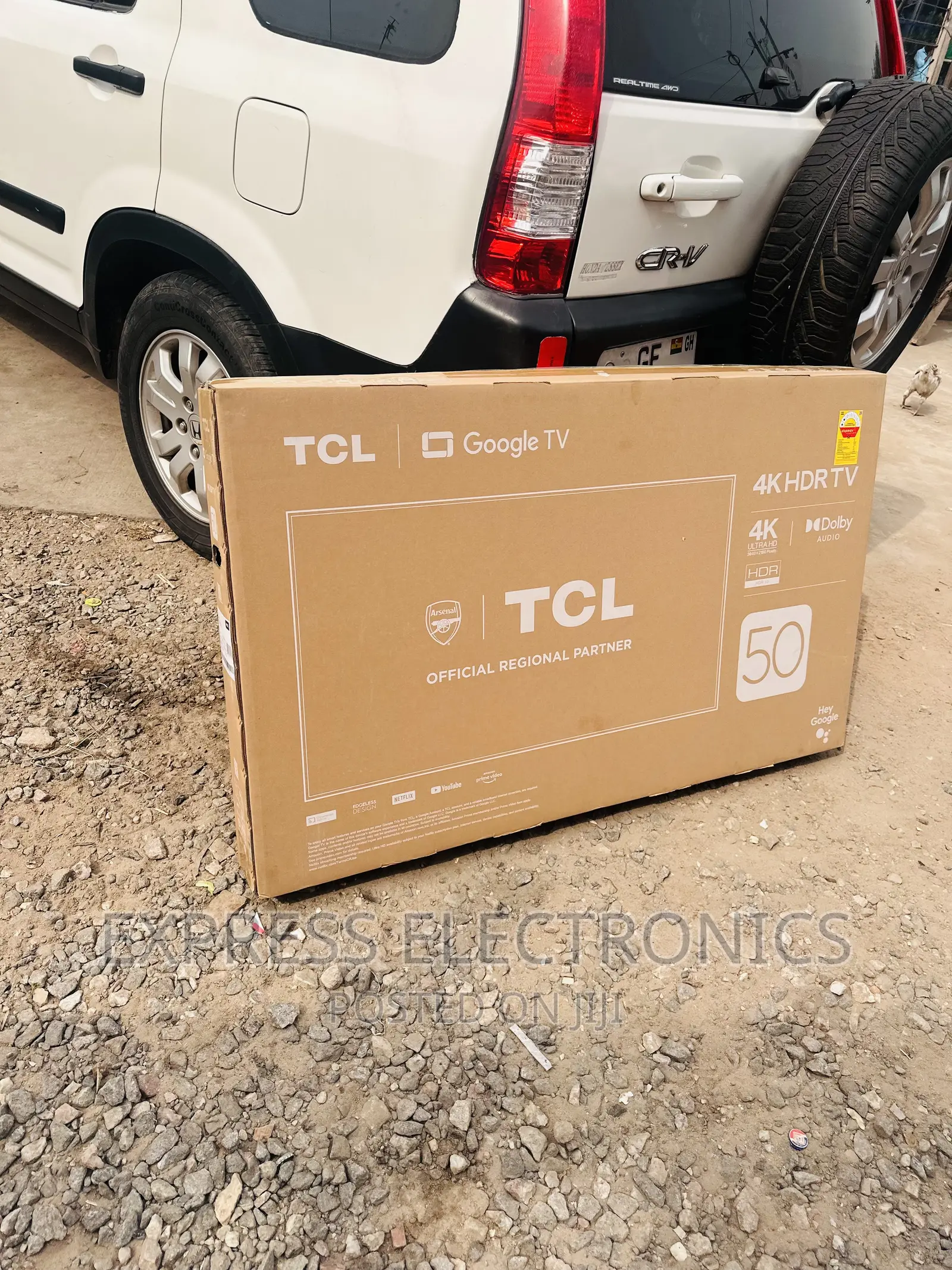 TCL Sleek New UHD Smart Android 50”P635 Tv 