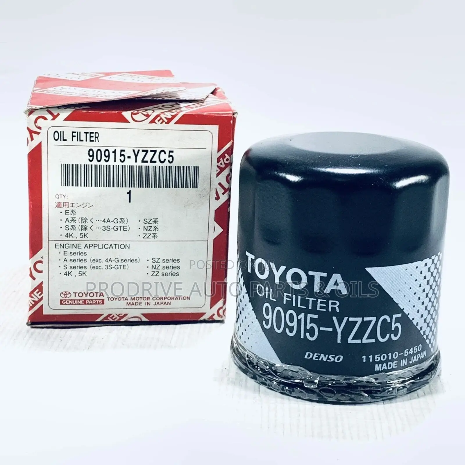 Toyota Engine Oil Filter 90915-Yzzc5
