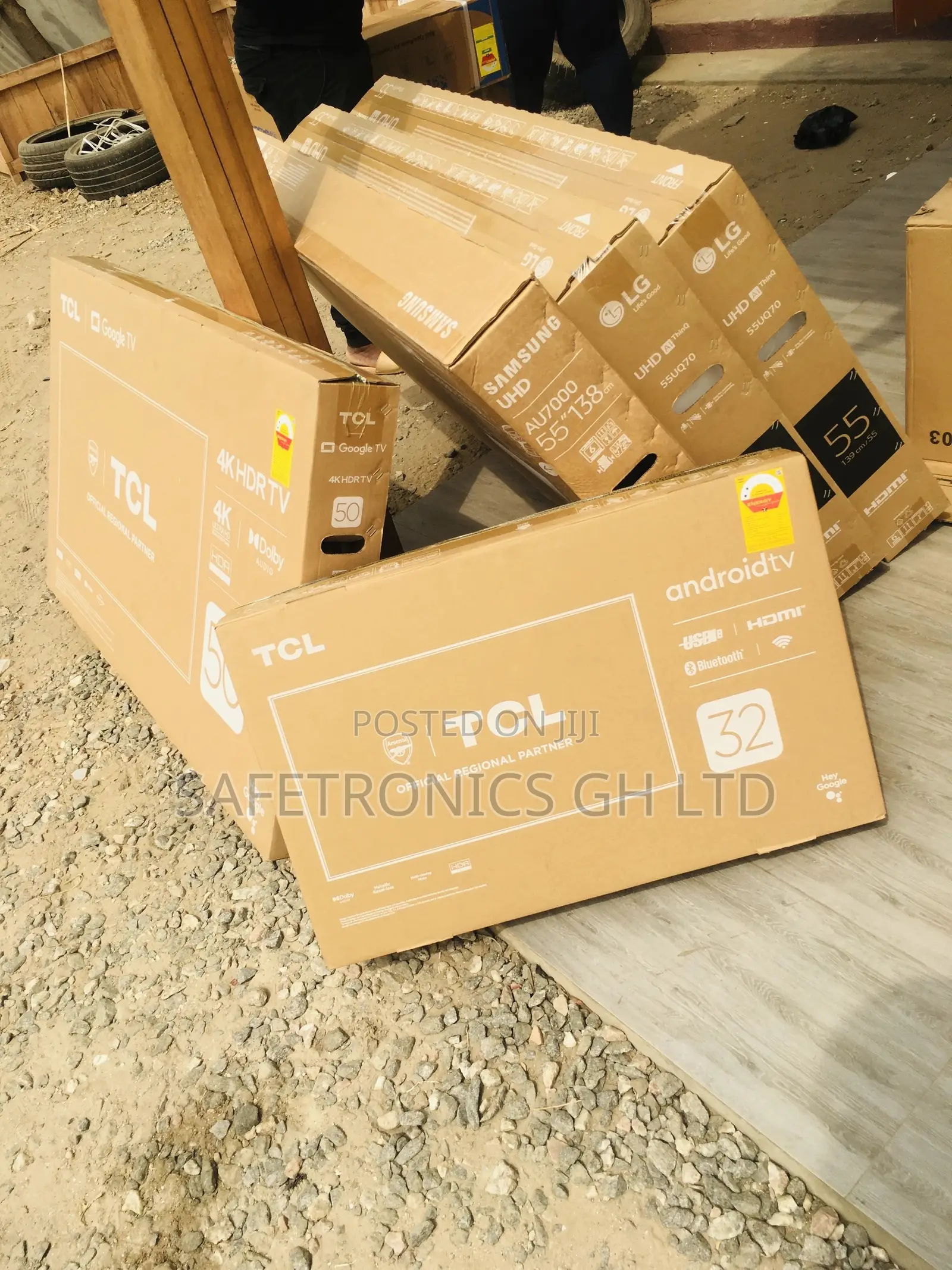 32 Inches Glossy LED Full HD S5400A TCL Electric Black Tv