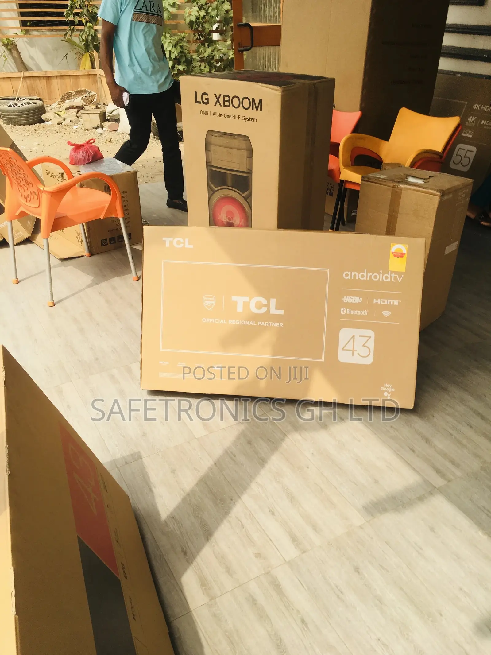 Black Glossy P635 43 Inches Glossy LED TCL Smart Tv