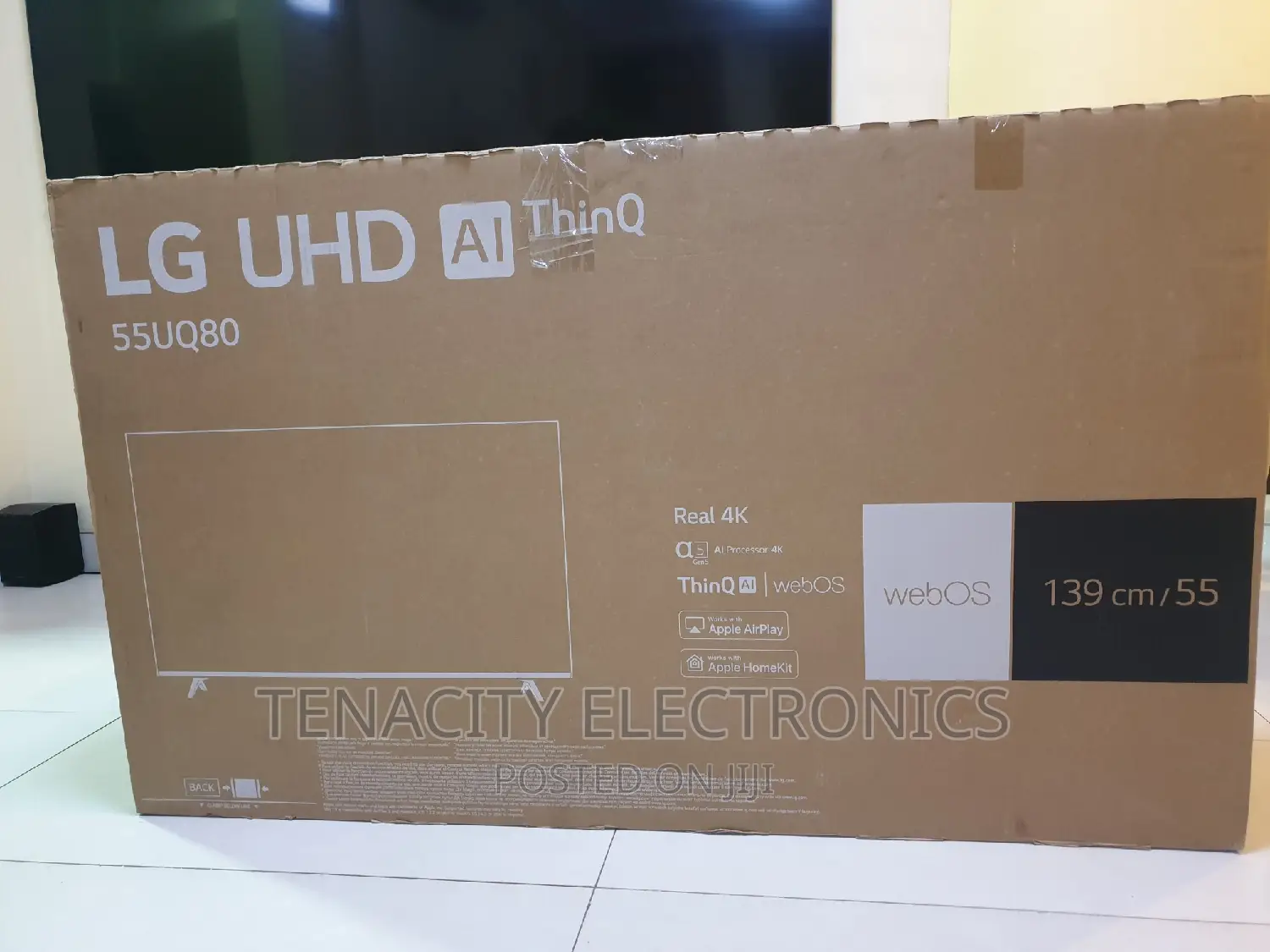 New 55"Lg Uhd/HDR Smart Satellite TV