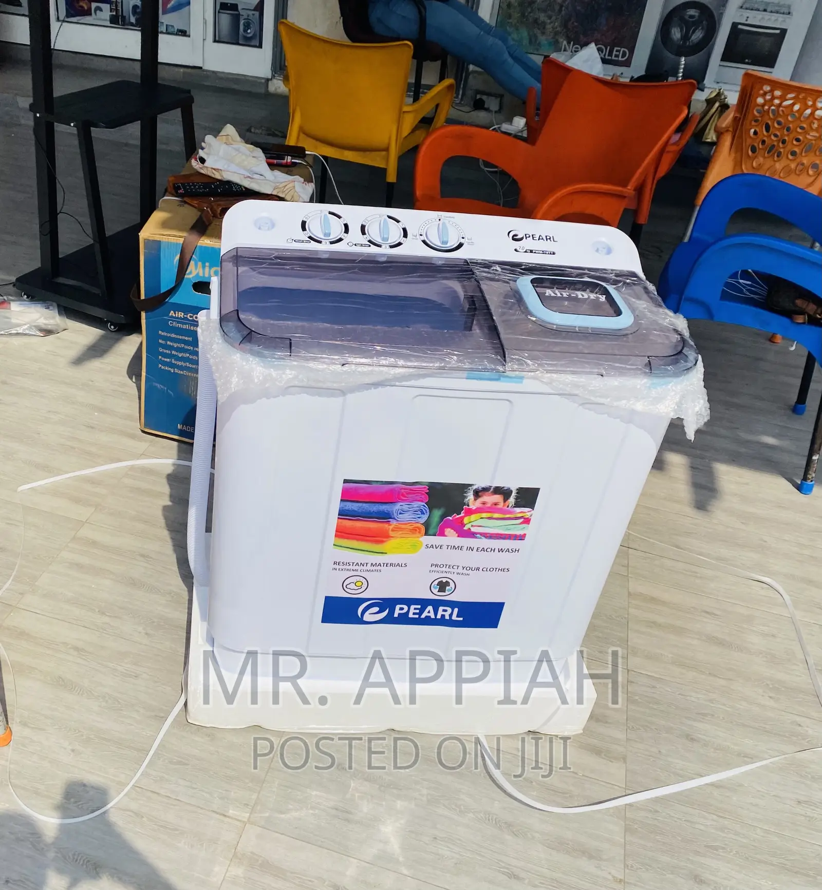 Latest,Reliable and Affordable Pearl 7kg Twin Tap Washer.