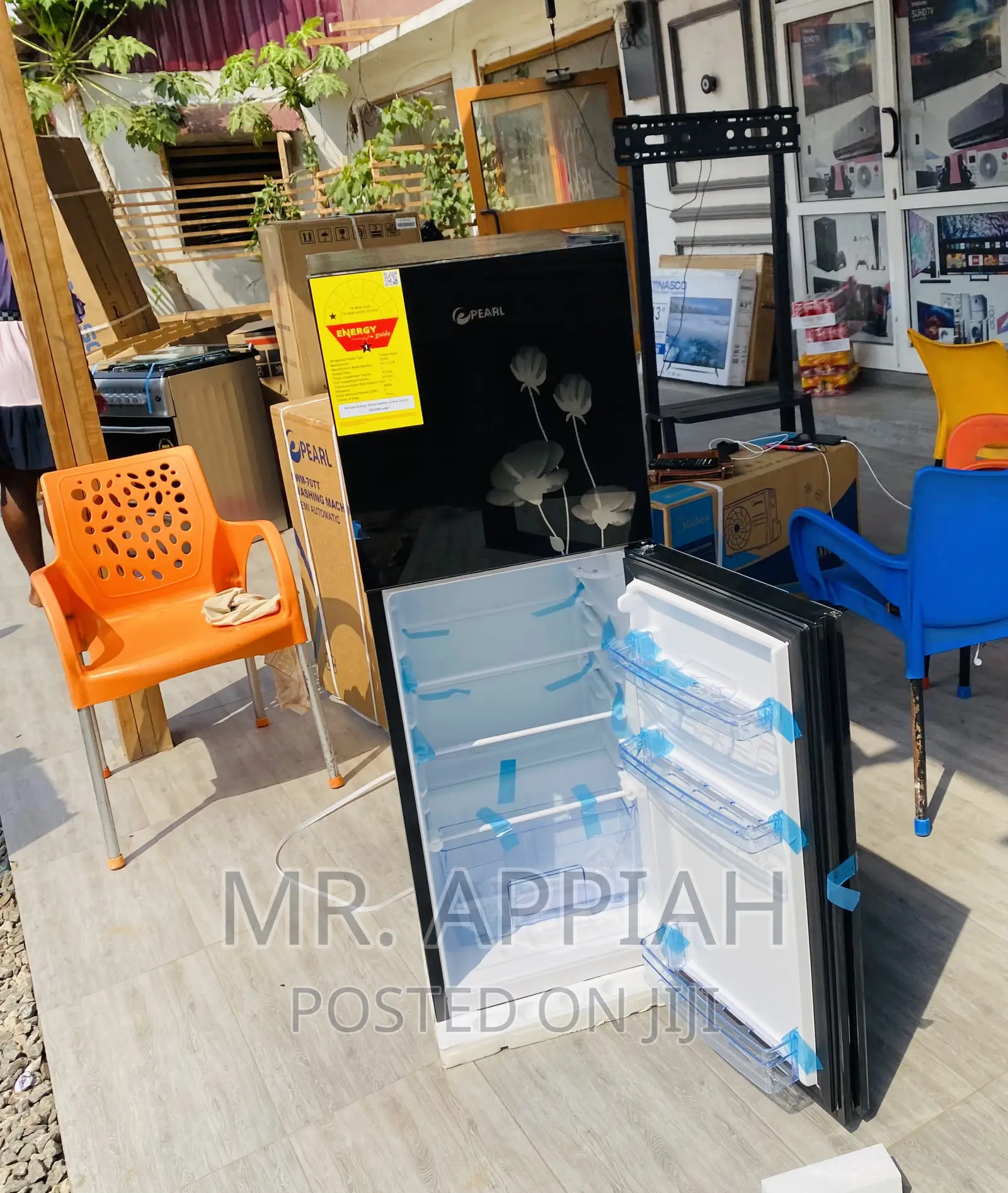 Extremely Chilling Pearl Pf 217t-2b 2 Door Fridge(Mirror).