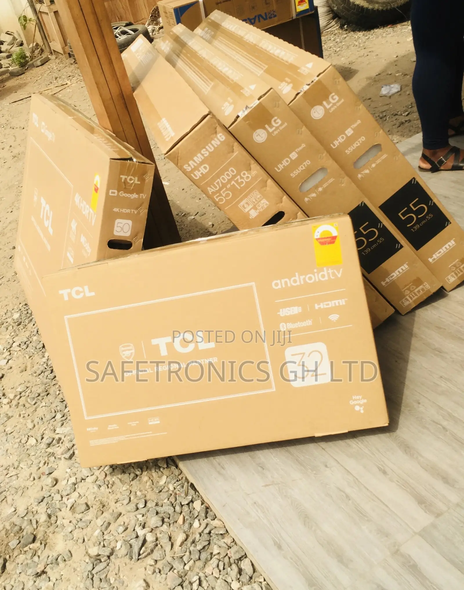 32 Inches Glossy LED Full Black Electric S5400A HDR TCL Tv