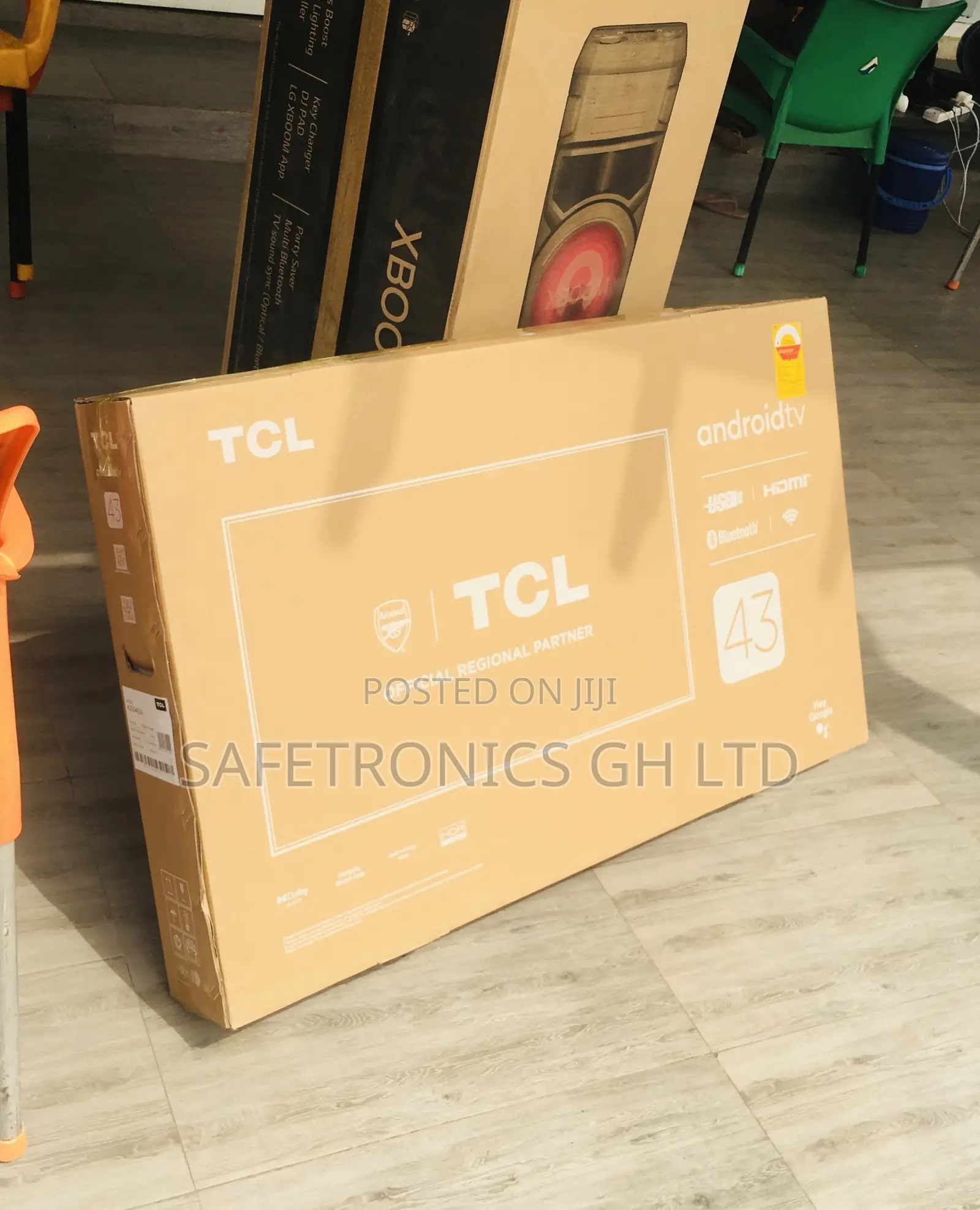 HDR Black Glossy LED Electric 43 Inches TCL P635 Tv