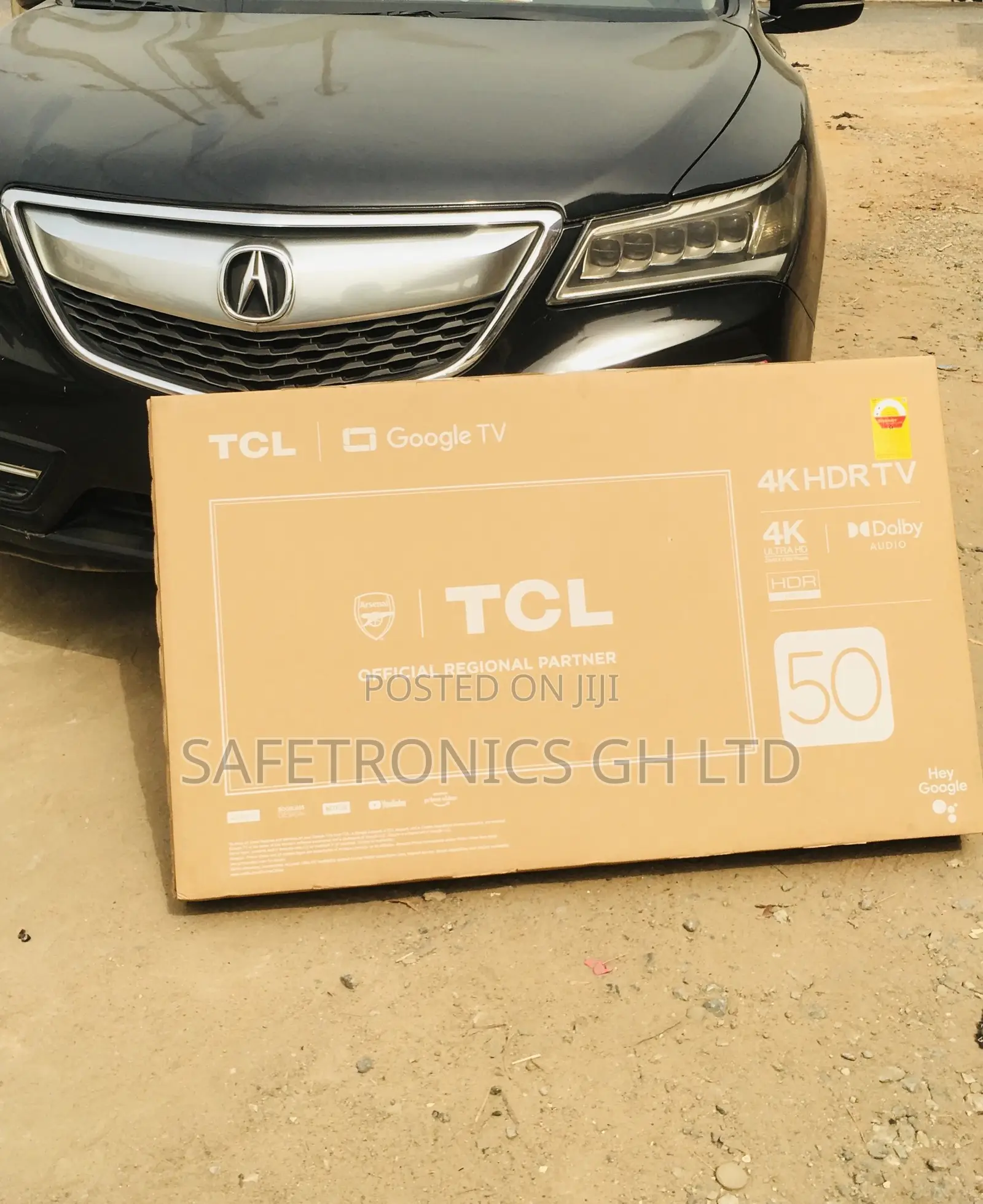 Glossy P635 Black Electric 50 Inches LED HDR TCL Smart Tv