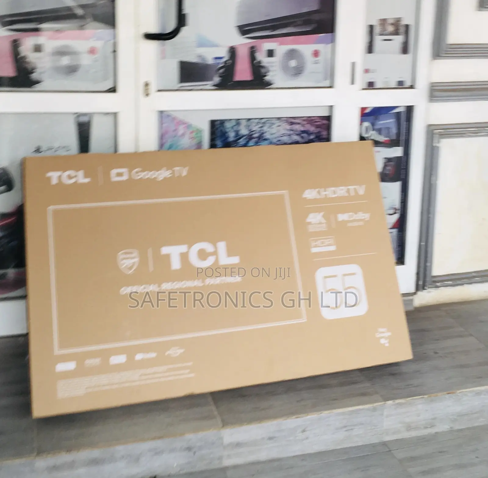 TCL HDR Glossy Smart Black Electric LED 55 Inches P635 Tv