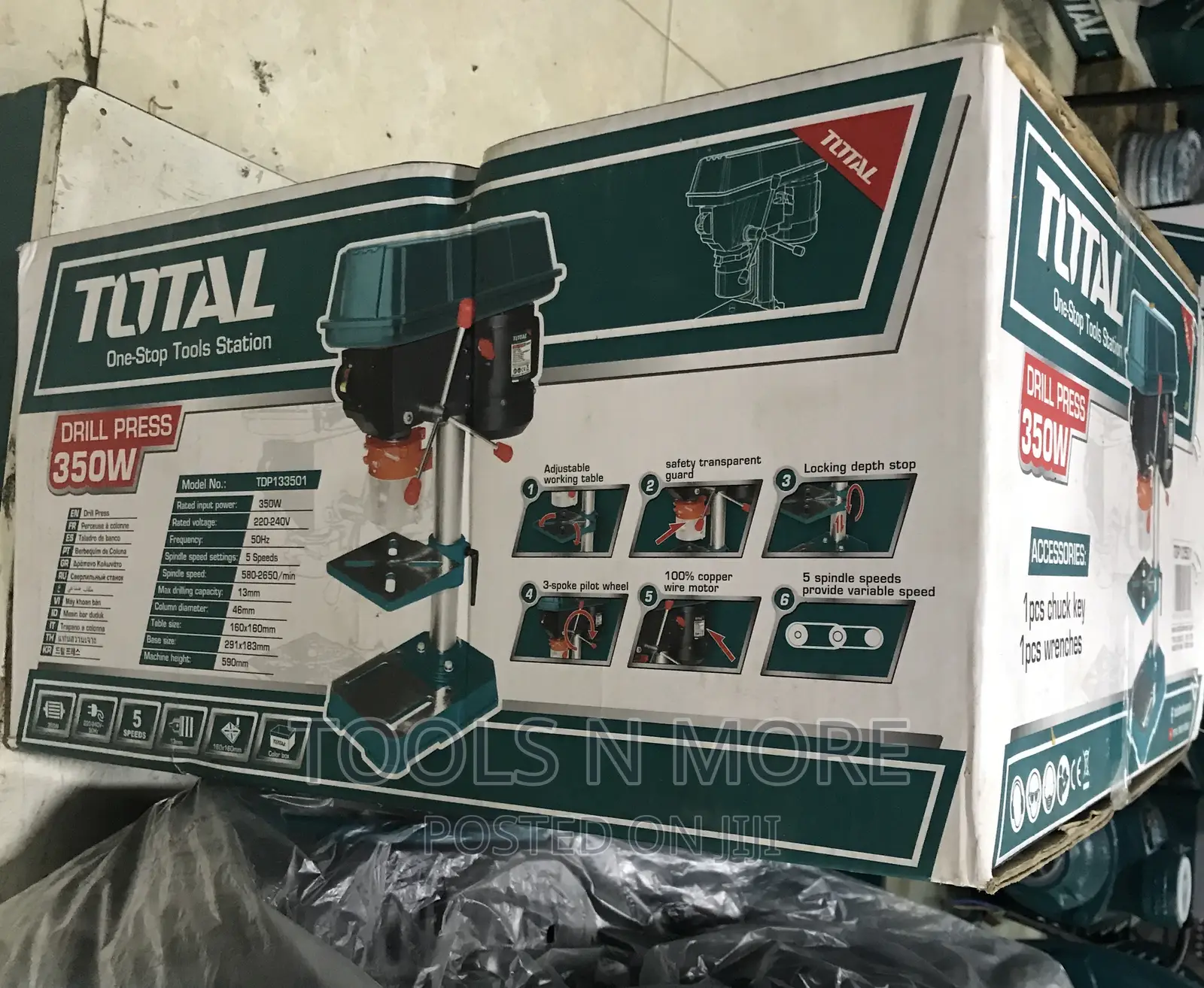 TOTAL Drill Press 350W