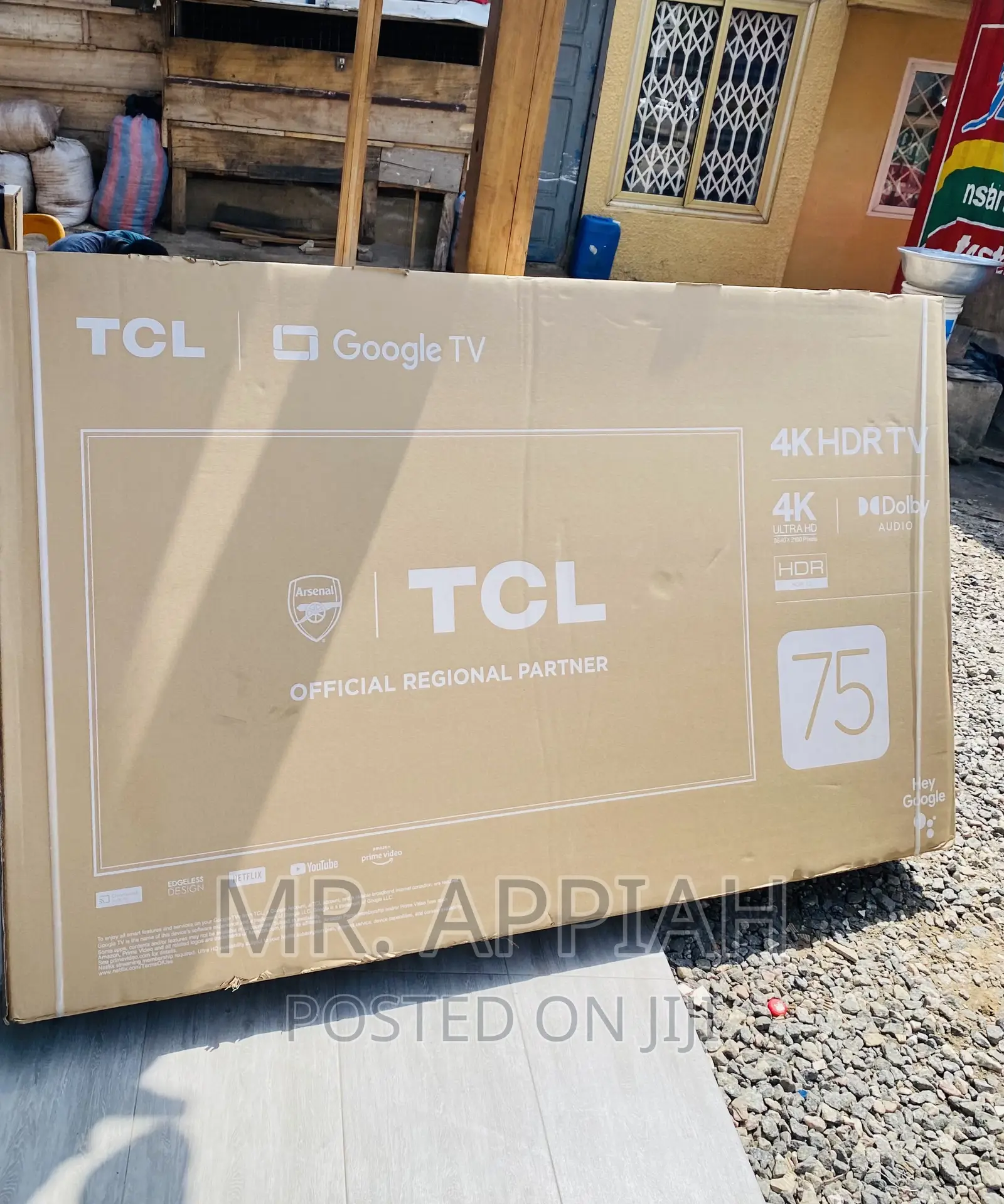 Buy Authentic TCL 75p635 75 Inch HDR Smart Tv(Black).