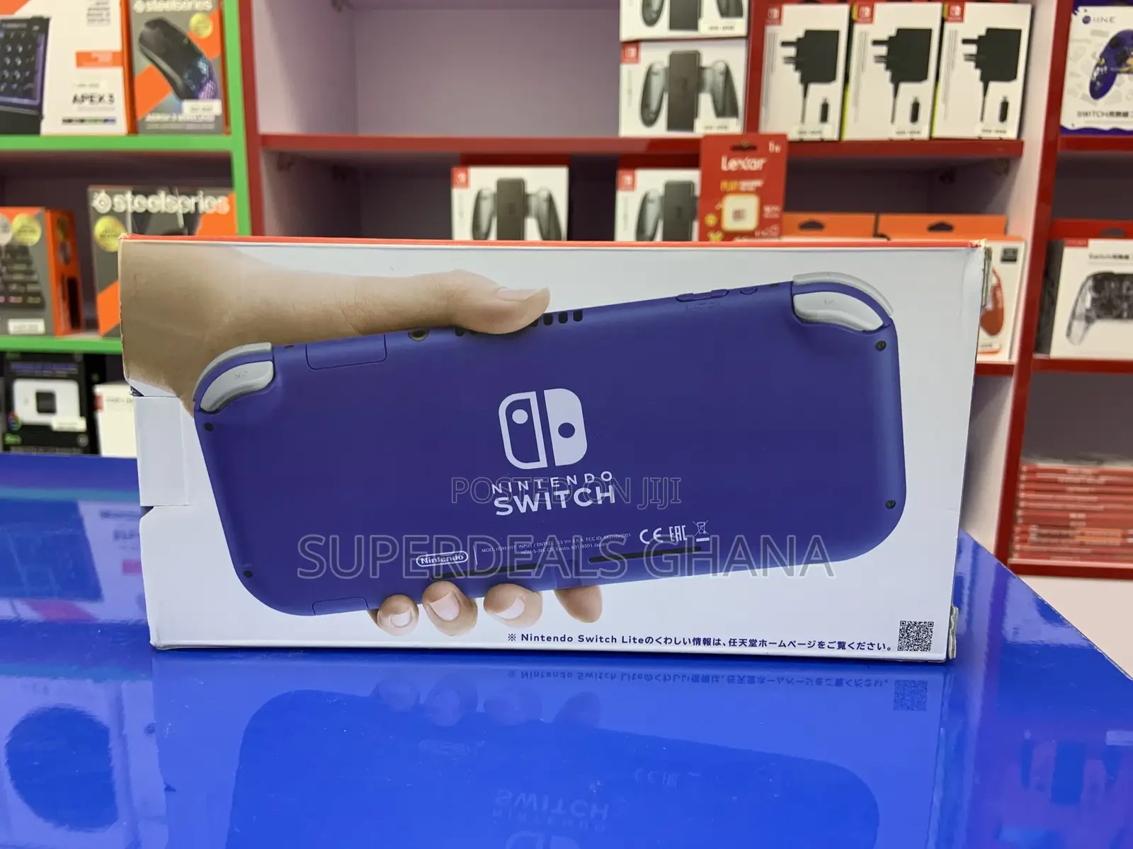 Nintendo Switch LITE Blue + 64gb SD Card