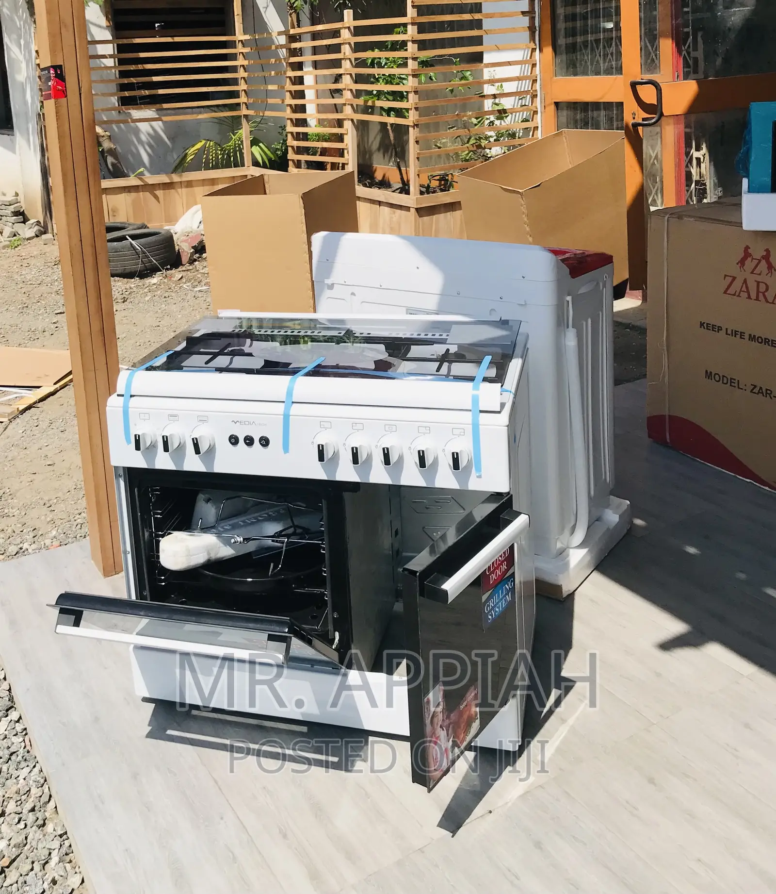 Purchase Original Midea 60x60 5 Gas Burner With Oven.