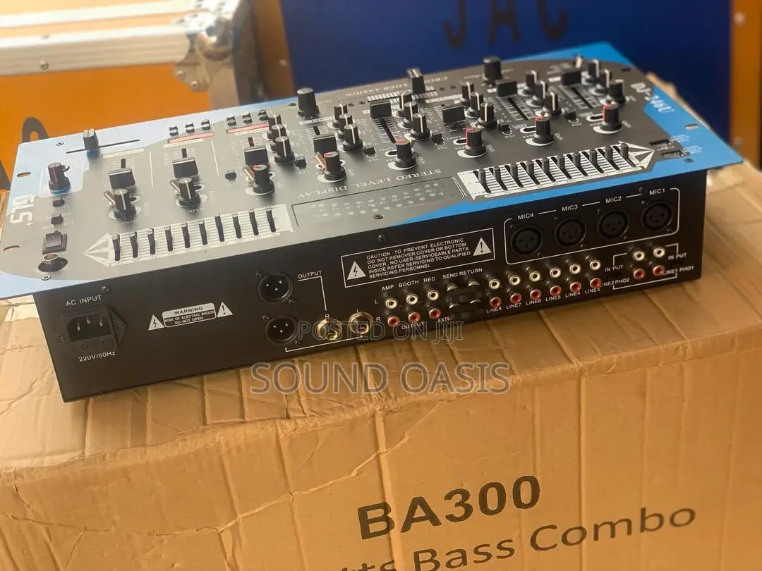 GLS DJ-249U 6-Channel Professional DJ Mixe