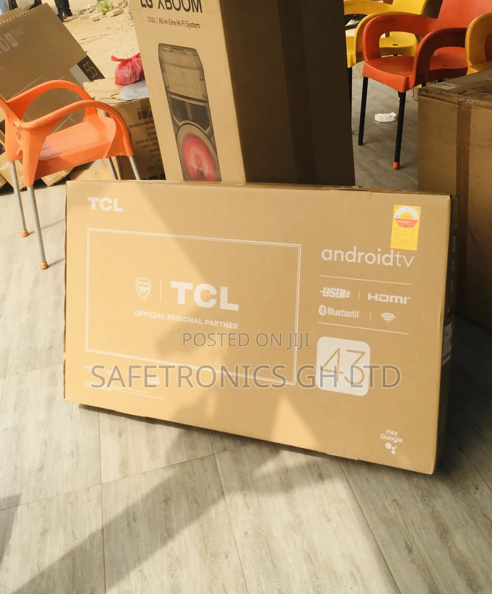P635 43 Inches Glossy LED Black Electric HDR TCL Tv