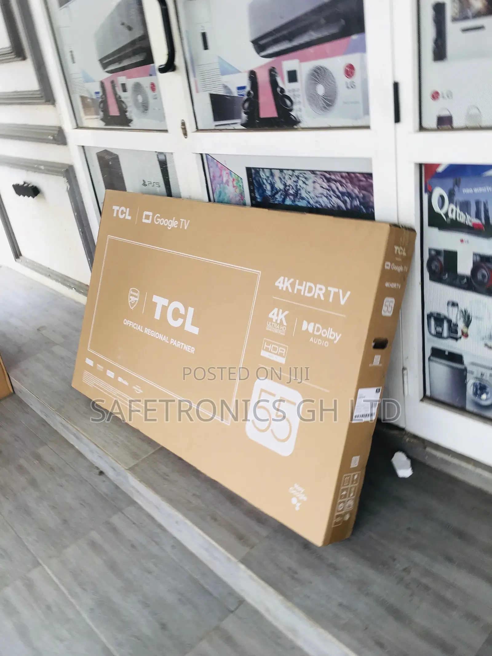Electric HDR TCL Smart Black Led Glossy 55 Inches P635 Tv