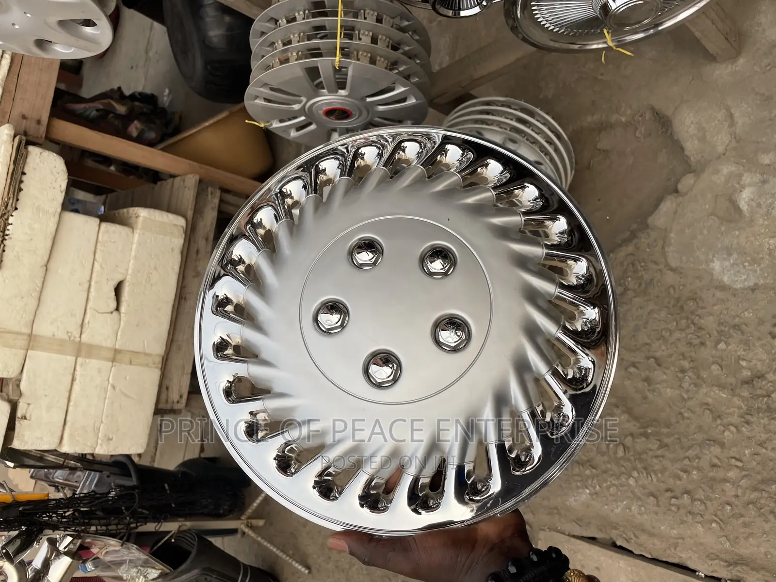 Chrome With Ash Wheel Covers Rim 14