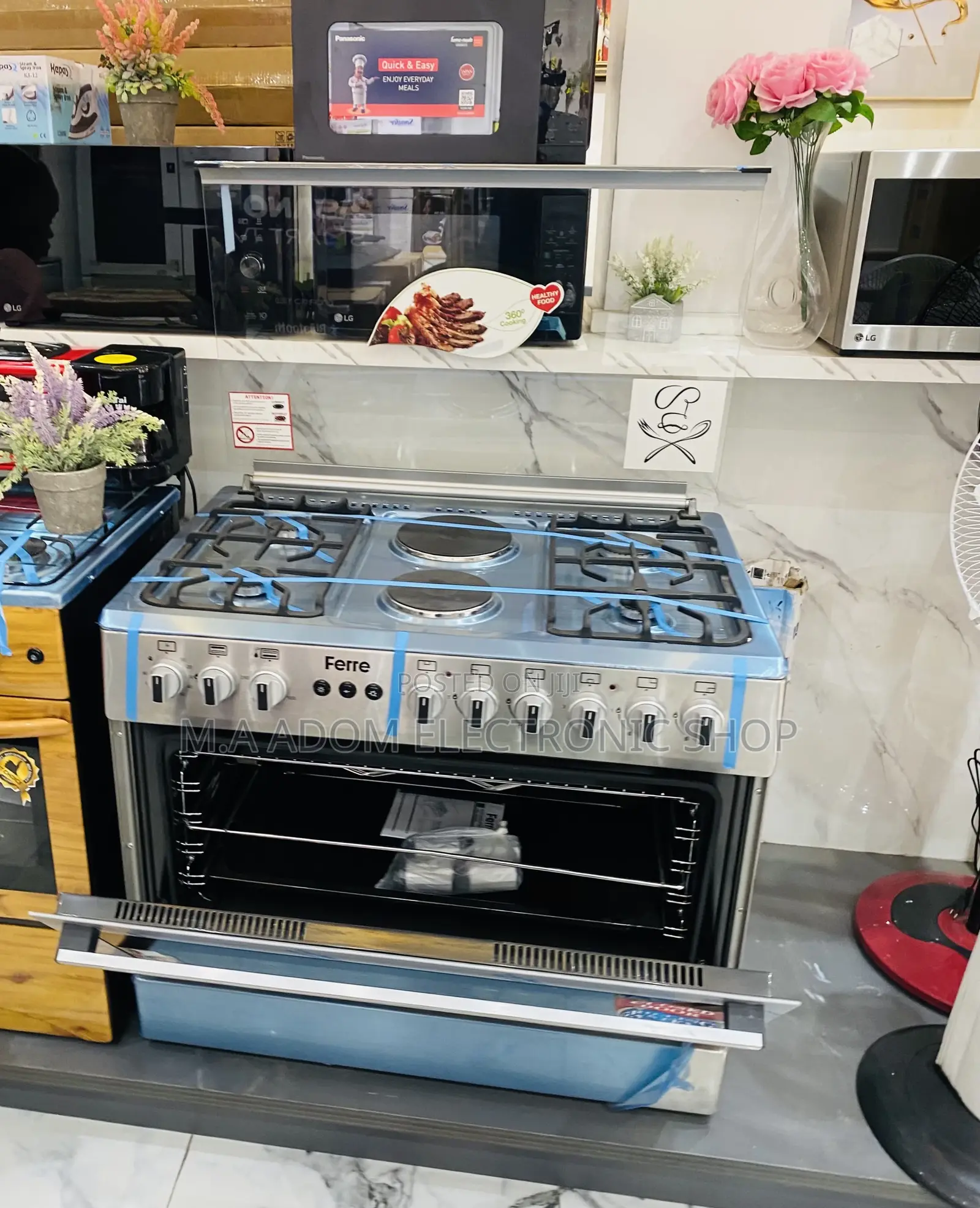 Purchase Authentic Ferre 60x90 4 Gas + 2 Electric Burner 