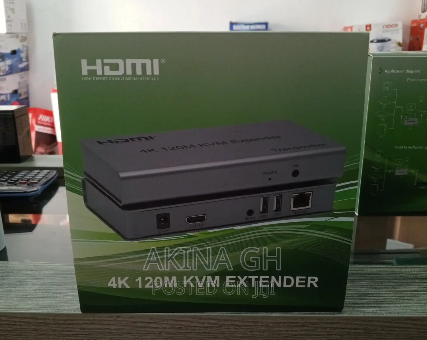 120m KVM Hdmi Extender With Loop Out