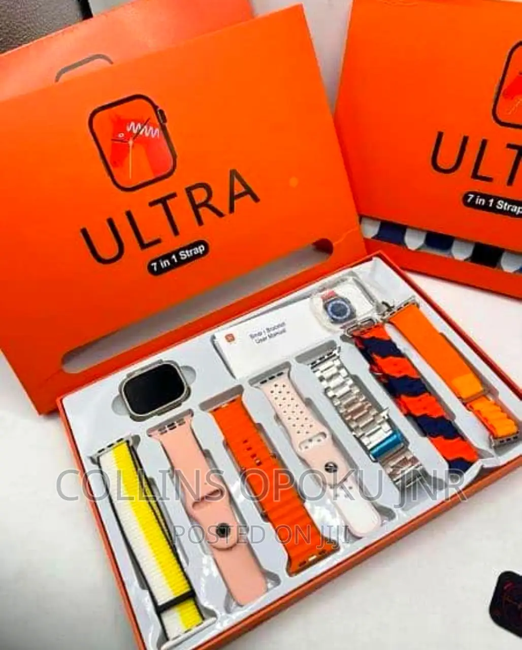 Ultra 7-in-1 Straps Smart Watch - Multicolors