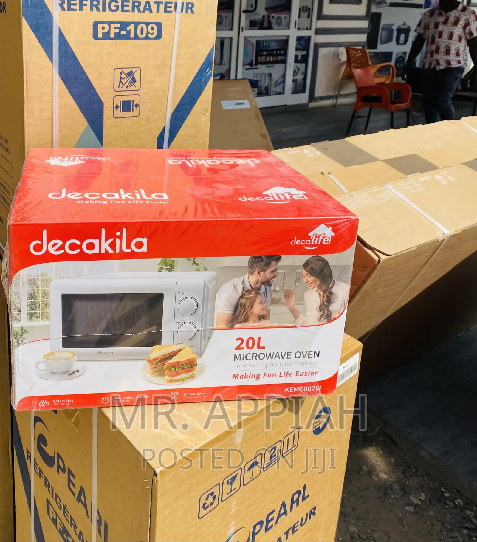 Shop Authentic Decakila 20ltr Electric Microwave(Black).